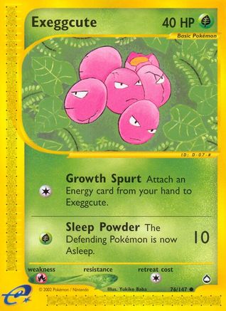 Aquapolis Exeggcute (76) #076