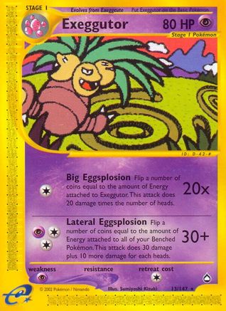 Aquapolis Exeggutor (13) #013