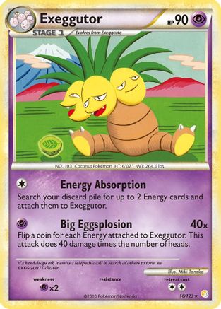 HeartGold SoulSilver Exeggutor #18