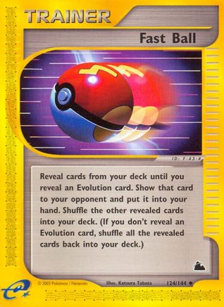 Skyridge Fast Ball #124