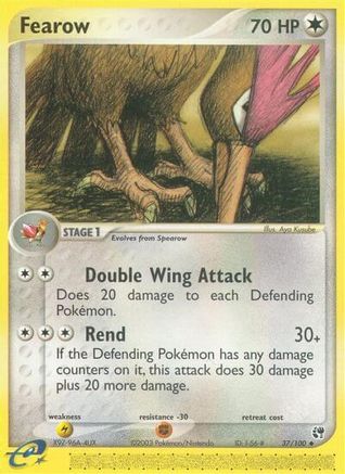 Sandstorm Fearow #37