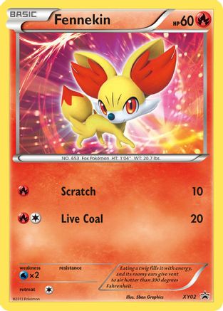 XY Promos Fennekin #XY02