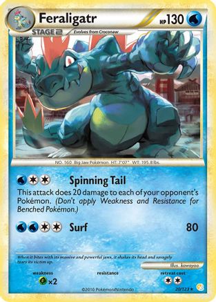 HeartGold SoulSilver Feraligatr #20