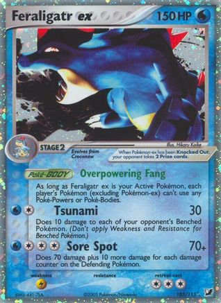 Unseen Forces Feraligatr ex #103
