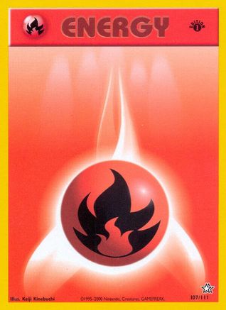 Neo Genesis Fire Energy #107