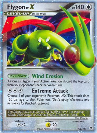 Rising Rivals Flygon Lv.X #105
