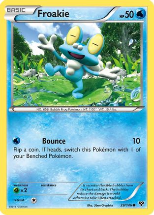 XY Base Set Froakie #39
