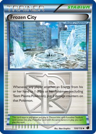 Plasma Freeze Frozen City (Team Plasma) #100