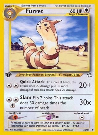 Neo Genesis Furret #035