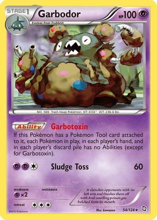 Dragons Exalted Garbodor #54