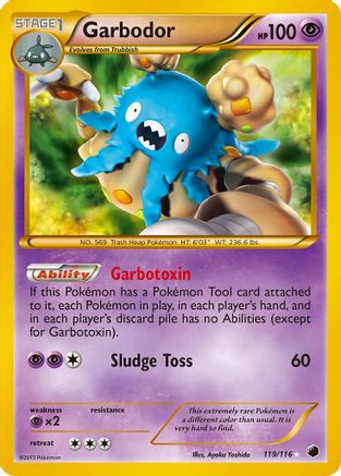 Plasma Freeze Garbodor (119 Secret Rare) #119