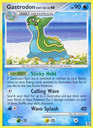 Rising Rivals Gastrodon East Sea #21