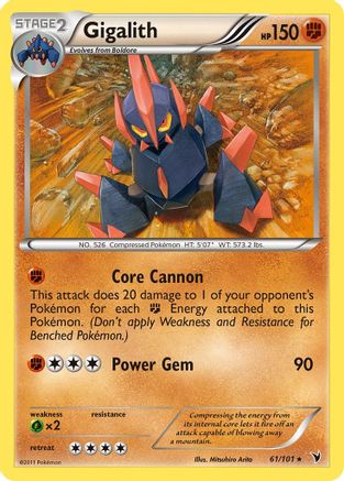 Noble Victories Gigalith #61