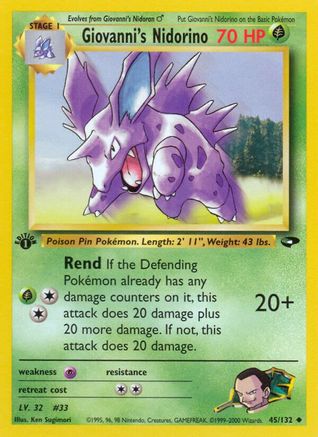Gym Challenge Giovanni's Nidorino #045