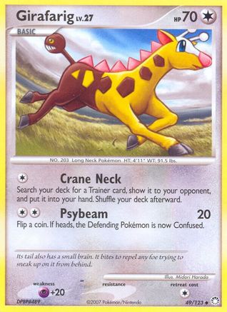 Mysterious Treasures Girafarig #49