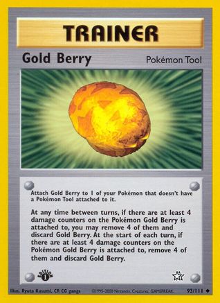 Neo Genesis Gold Berry #093
