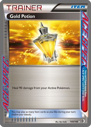 Boundaries Crossed Gold Potion #140