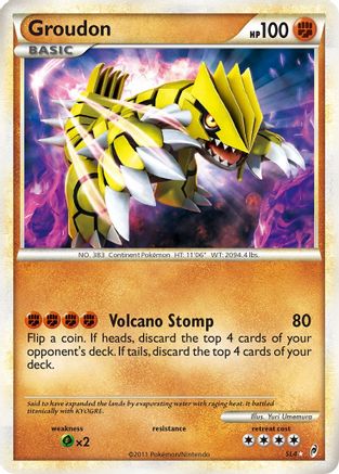 Call of Legends Groudon (Shiny) #SL4