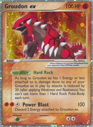 Crystal Guardians Groudon ex #93