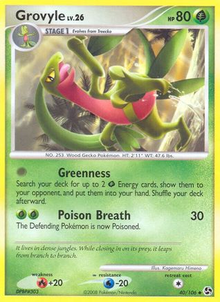 Great Encounters Grovyle #40