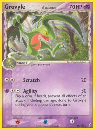 Crystal Guardians Grovyle (Delta Species) #19