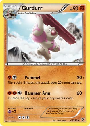 XY Base Set Gurdurr #66
