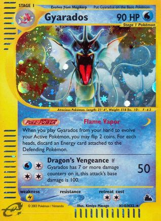 Skyridge Gyarados (H10) #H10