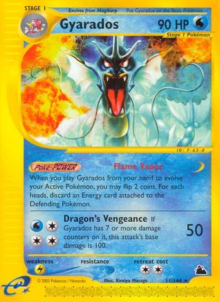 Skyridge Gyarados (11) #011