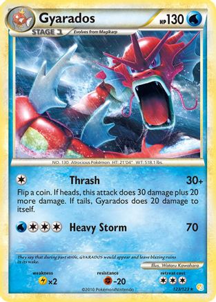 HeartGold SoulSilver Gyarados (Red) #123