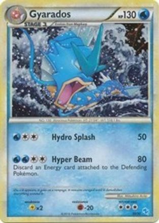 Gyarados (#30 Holo) 30 HGSS Trainer Kit: Gyarados & Raichu Pokémon card
