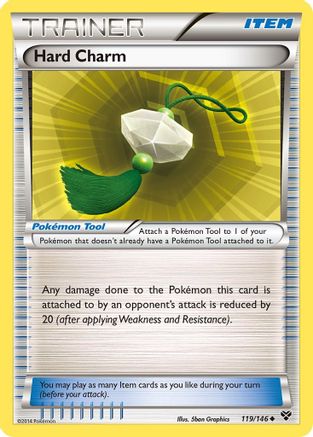 XY Base Set Hard Charm #119