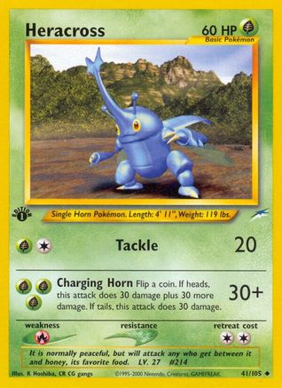 Neo Destiny Heracross #041