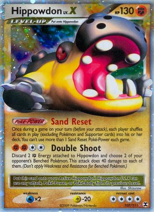 Rising Rivals Hippowdon Lv.X #107