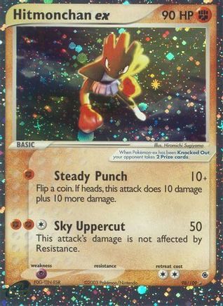 Ruby and Sapphire Hitmonchan ex #98