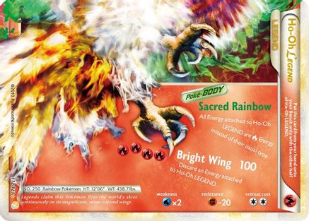 HeartGold SoulSilver Ho-Oh Legend (Bottom) #112