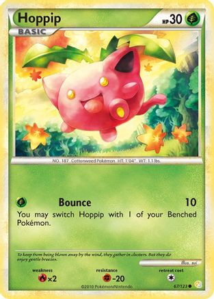 HeartGold SoulSilver Hoppip #67