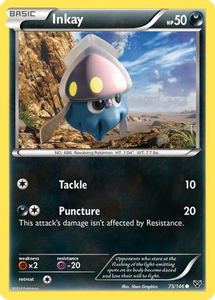 XY Base Set Inkay (75) #75