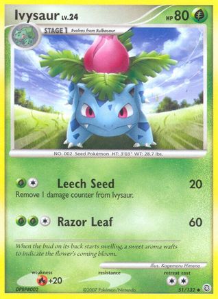 Secret Wonders Ivysaur #51
