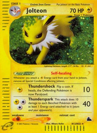 Skyridge Jolteon (H12) #H12