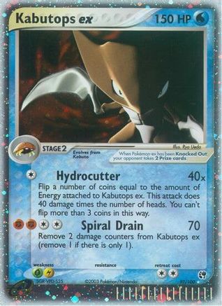 Sandstorm Kabutops ex #97