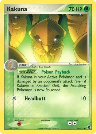 FireRed & LeafGreen Kakuna #36