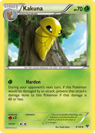 XY Base Set Kakuna #4