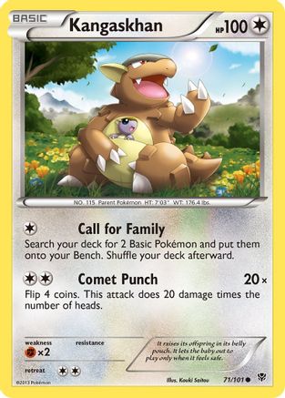 Plasma Blast Kangaskhan #71