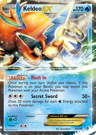Boundaries Crossed Keldeo EX #49