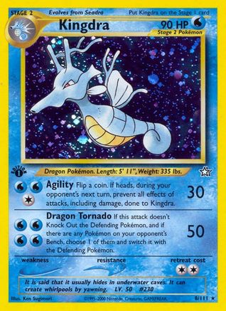 Neo Genesis Kingdra #008
