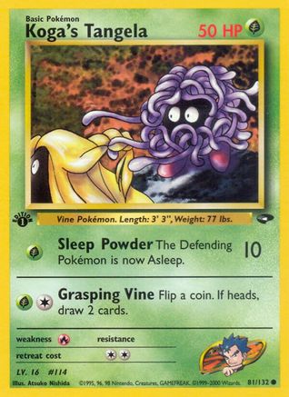Gym Challenge Koga's Tangela #081