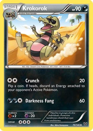 XY Base Set Krokorok #70
