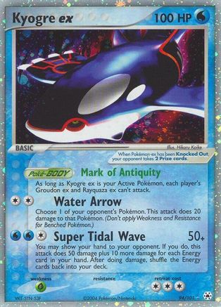 Kyogre ex - Hidden Legends - Pokemon