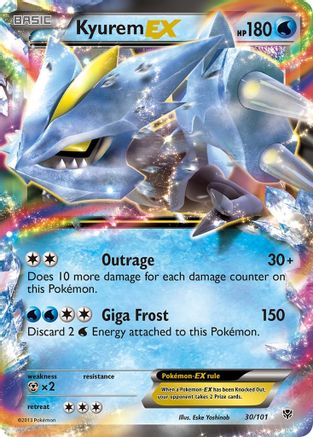 Plasma Blast Kyurem EX #30