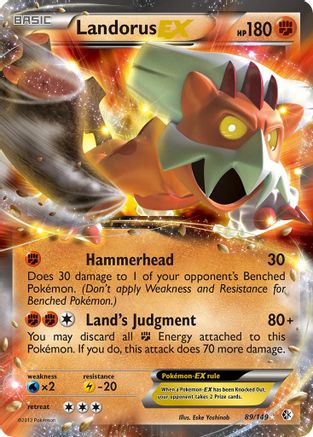 Boundaries Crossed Landorus EX #89
